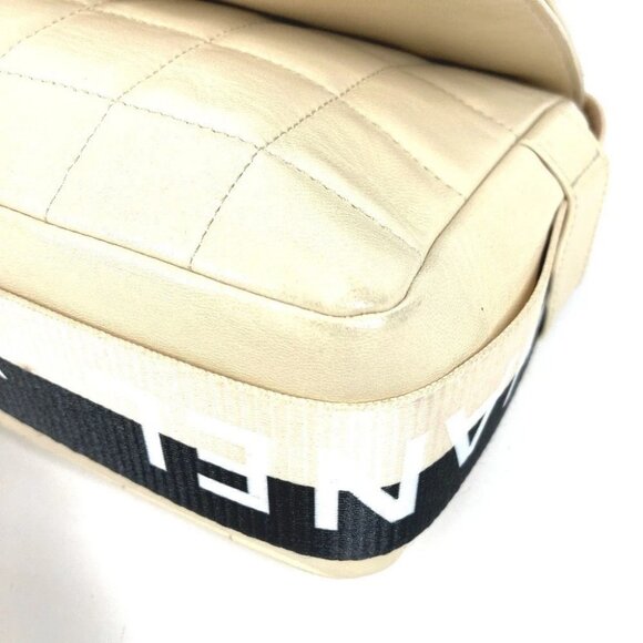 CHANEL CC CC Mark Chocolate Bar Bicolor Crossbody Bag Flap Pochette Shoulder Bag - Picture 3 of 16